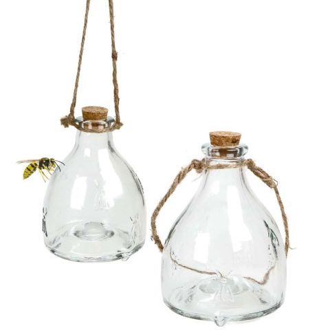 Kinzo 2pcs Set of Glass Wasp Trap with Hanger
