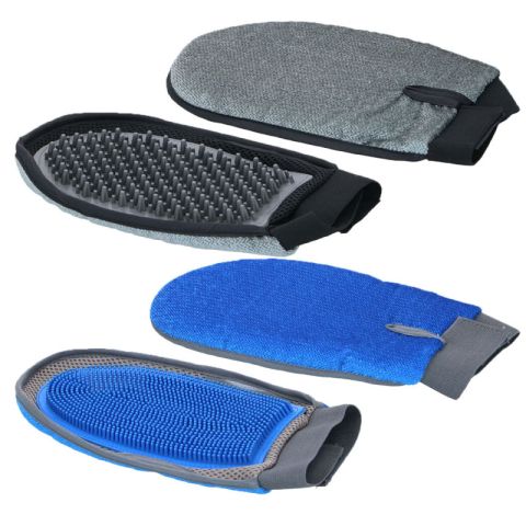 Lifetime Hair Removal Pet Grooming Glove 2Ass 26x14cm