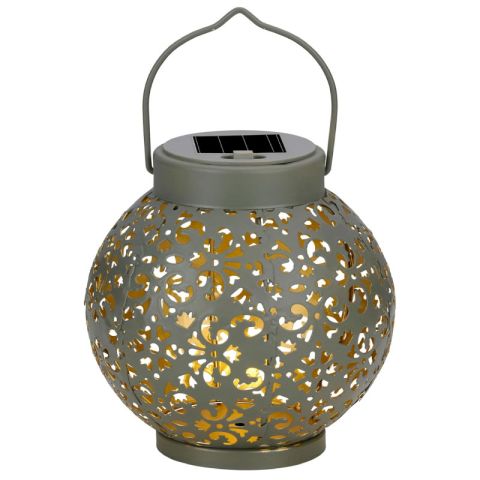 Articasa Grey 14.5x15cm Solar Garden Torch