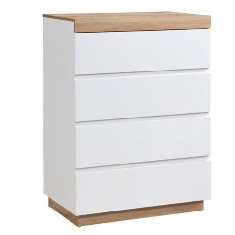 Casa Natural White 80x50x110cm Drawer