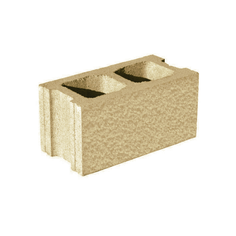 Two Side Stone Concrete Blocks 40x20x15cm